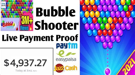 bubble shooter earn money